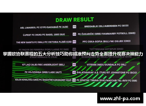 掌握欧协联赛程的五大分析技巧助你精准预判走势全面提升观赛决策能力
